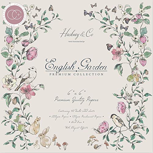 CRAFT CONSORTIUM LTD Craft con PAPRPAD 6, Jardín Inglés, talla única