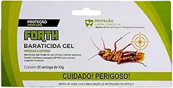 Forth Baraticida, Isca em Gel, Imidacloprid, Seringa, Bico Dosador, 10g