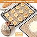 Luckyiren 2-Pack Baking Mat with Circles – Silicone Macaron & Cookie Sheet Liners, Non-Stick BPA-Free Reusable Silicone Mats for Half Sheet Pans (16.54