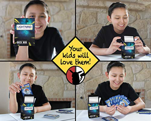 Lightning Card Collection Rare Pack – 50 Random Card Plus 10 Rare Cards. All Rares Have 90Hp Or More, Plus A Free Lcc Deck Box. Your Cards May Vary From The Cards In Image #TOP4