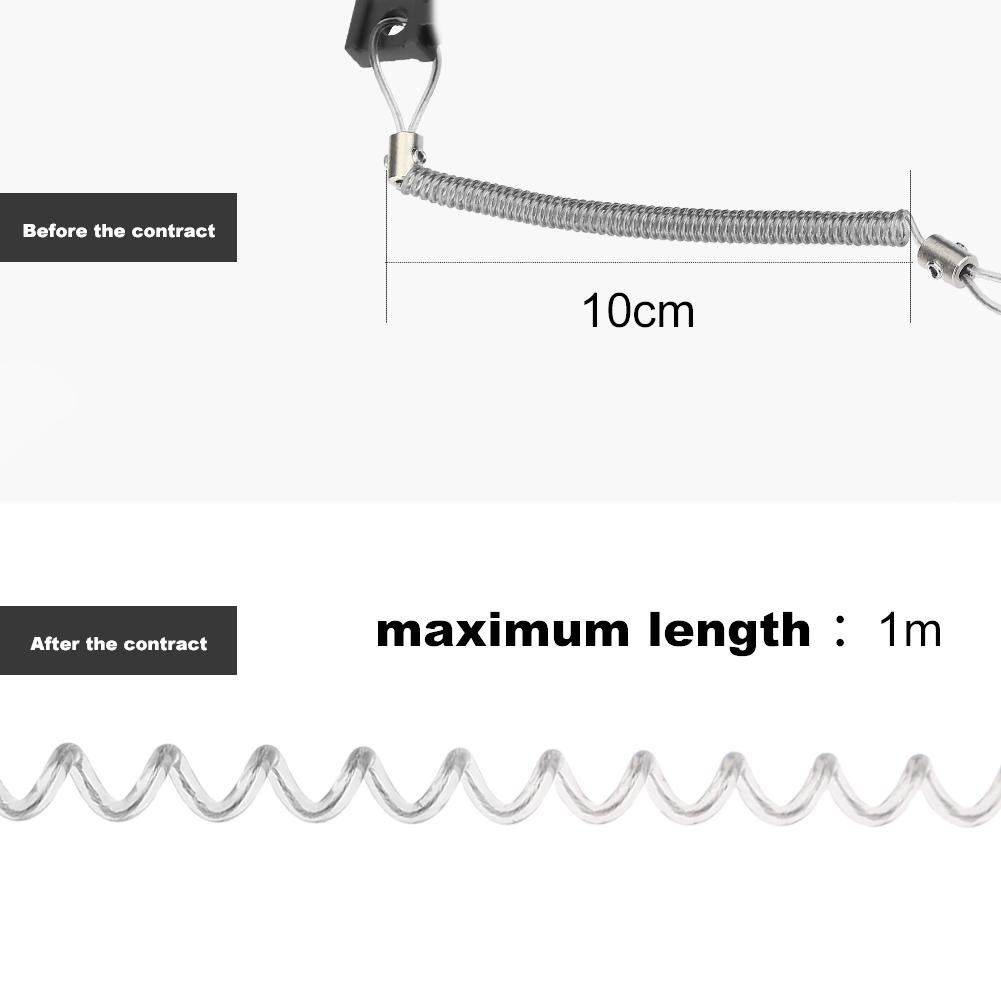 Zerone Pinza per Pesce Impugnatura con Cinturino da Polso Impugnatura per Pesci Antiscivolo Morsetto per Pesci Portatile in Plastica per la Cattura del Pesce(Black)