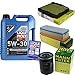 Produktbild QR-PARTS 69375117 Filter Set Inspektionspaket 5 Liter Motoröl Longtime High Tech 5W-30 MANN-FILTER Innenraumfilter Luftfilter Ölfilter
