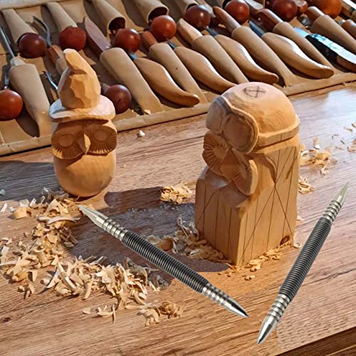 Pointeau central pour marquer le métal avec poteau double tête - 7