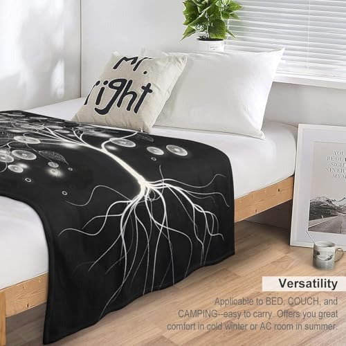 Couverture flanelle douce pour des soirées cocooning au salon