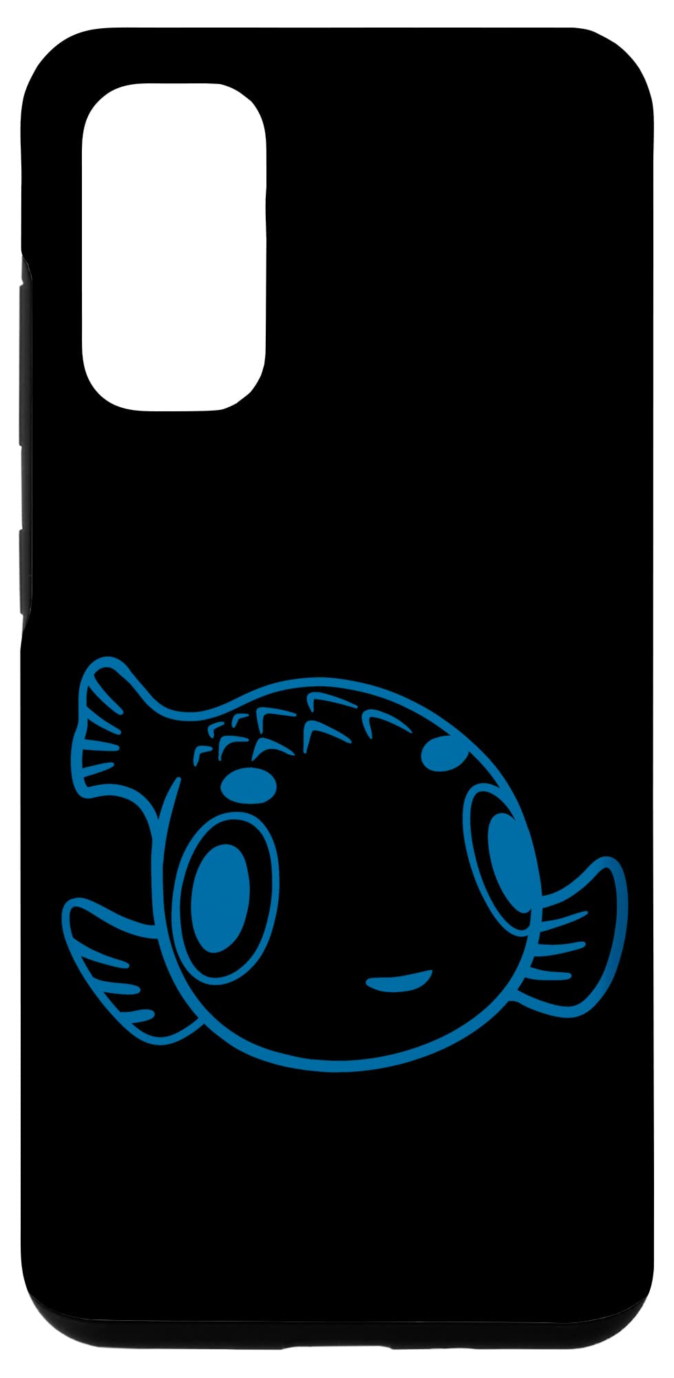 Galaxy S20 Minimal Puffer fish. Stylized art for bubblefish fans Case