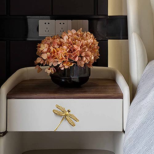 Boutons dorés libellule en laiton pour relooker une commode - 7