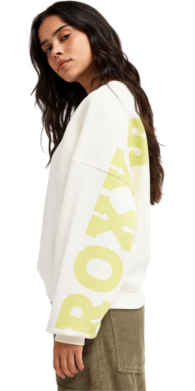 Roxy Felpa da donna Frostbeam 2026 - Coconut Milk