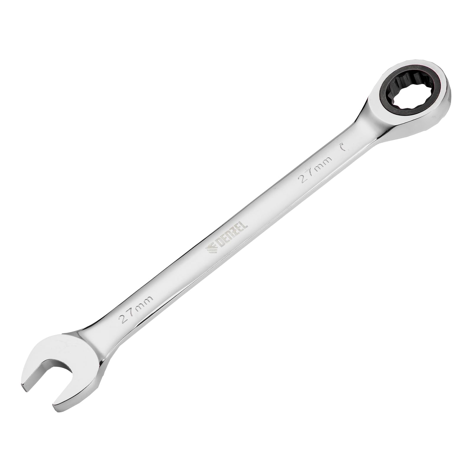 Denzel 27mm Ratcheting Combination Wrench – Durable Hand Tool for Car Repair and Mechanical Work