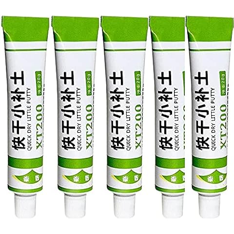 5Pcs Instafix Fiberglass Repair Paste,Fiberglass Boat Repair Paste,Quick-Drying Putty Paint Repairing Eye-Filling Gray Paint Scratch Repair Agent (White) Cover