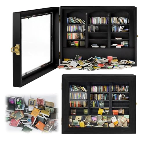 Bücherregal für Ängste,Miniatur Bücherregal Möbel,Kreatives Miniaturbücherregal für Puppenhäuser Holzdesign Stressabbauendes Geschenk für Bücherliebhaber Dekoratives Anti-Angst-Ornament (Schwarz)