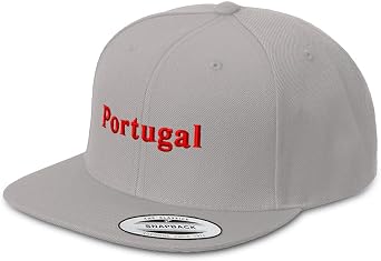 Speedy Pros Snapback Hat for Men Flat Brim Hats Portugal Portuguese Fado Porto Lisbon Embroidered Flat Bill Hat Acrylic