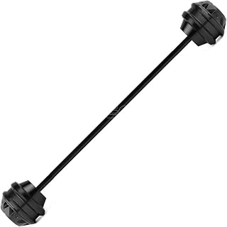 GMHB Para Kawasaki VN650 2015 2016 ZX-14R 2006-2015 ER6F FO & RNINJA 650 2012-2015 Motocicleta Eje Trasero de la Rueda del Eje Caída del Protector Protección de la caída (Color : Negro)