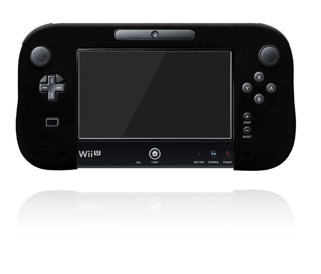 Black Silicon Cover for Wii U Gamepad