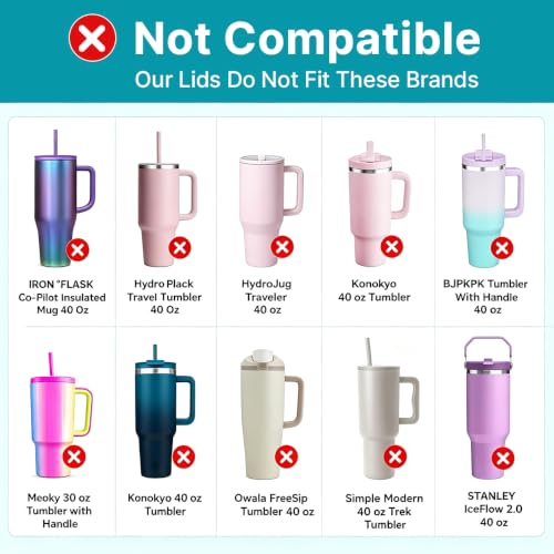 Image of 40 OZ Replacement Lid for STANLEY Quencher ProTour and H2.0 Tumbler