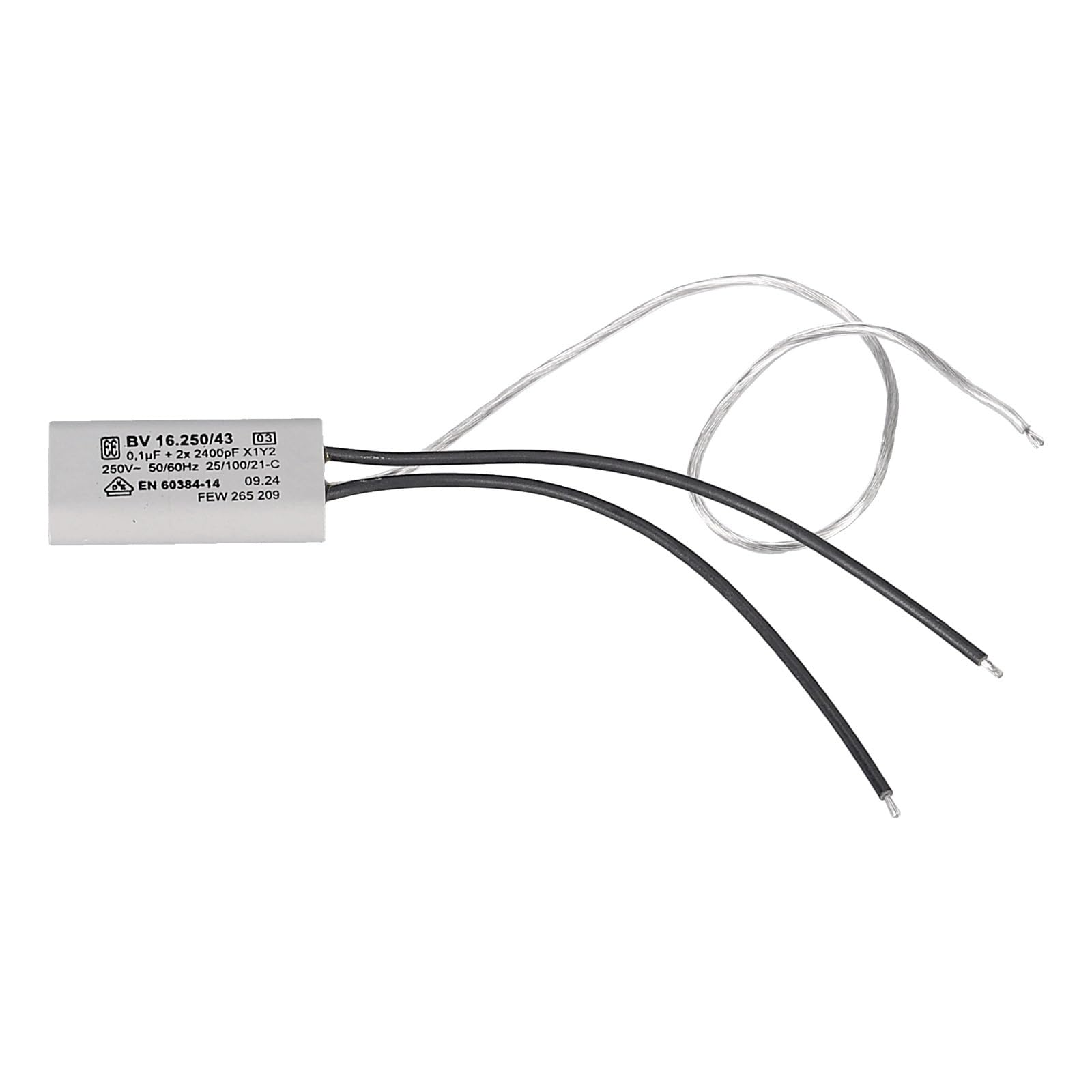 LUTH Premium Profi Parts Soppressione delle interferenze Filtro antidisturbo 0, Condensatore antidisturbo Condensatore antidisturbo Piccoli dispositivi BV 16250
