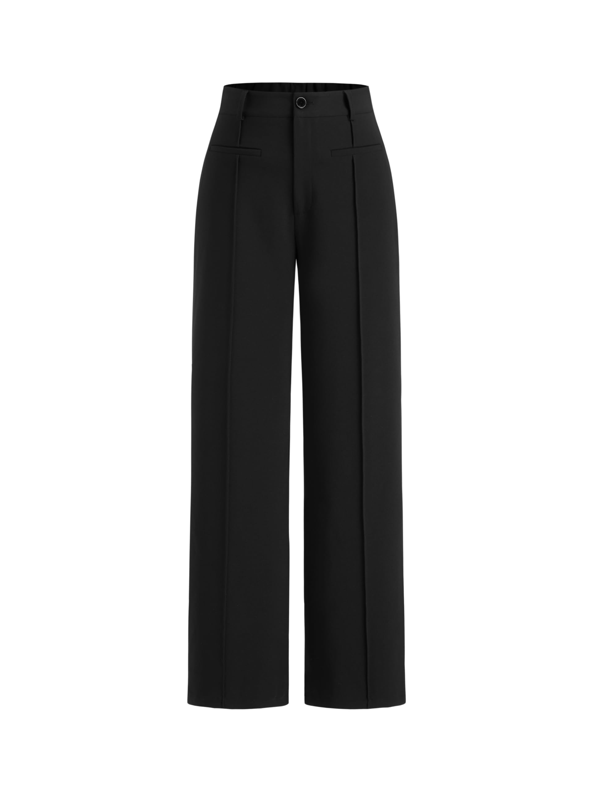 CIDER Work Pants Women Dress Pants Mid Waist Straight Leg Trousers Business Casual Slacks Office Pants