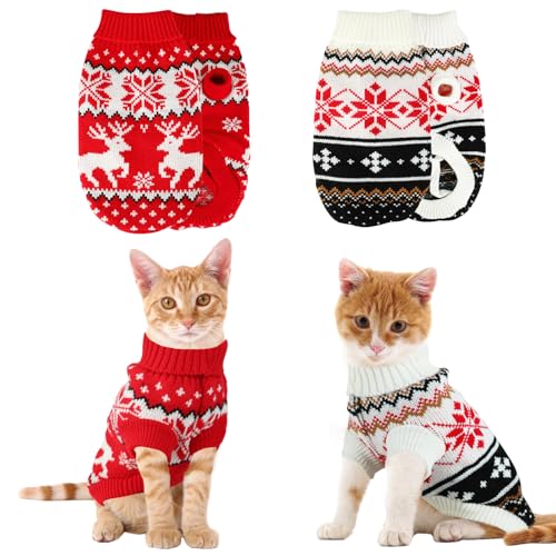 Pull de Noël pour chien et chat Rypet taille L lot de 2 - 2