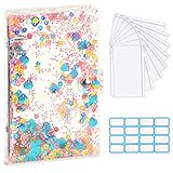 ringbuchordner a4 schwarz Leicht zu tragen - Sie können diese 6 Löcher Binderumschläge in das 6 Löcher Ringbuch zusammen stecken und mitnehmen. Auch können Sie nur einen Binderumschlag mitnehmen. Außerdem ist dieser 6-Löcher-Ringbuch mit allen 6-Löcher-A5-Loseblattpapieren kompatibel und kann 80-100 Blatt (NICHT im Lieferumfang enthalten) aufnehmen, um Ihren täglichen Bedarf zu decken.