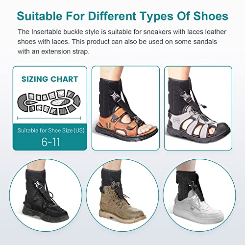 Foot Drop Brace For Walking Lifting Shoes, Drop Foot Afo Brace Help Raise Shoes, Foot Up Splint For Ankle, Improved Walking Gait, Prevent Falls And Injuries, For Left And Right Foot,Fits Women And Men #TOP6