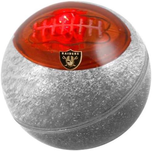NFL Oakland Raiders Super Ball, 3-Inch, Clear