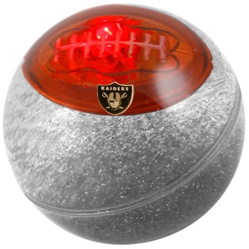 NFL Oakland Raiders Super Ball, 3-Inch, Clear