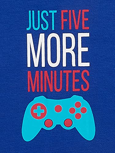 Centric Brands Boys Game Over Remote Graphic Tee, Pants & Robe Pajama Set 3-Piece, 4/53