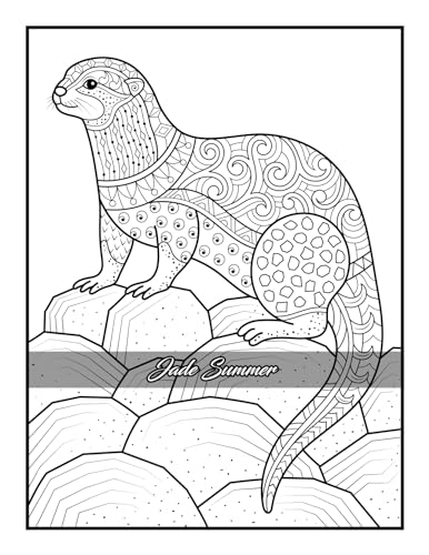 100 Animals: An Adult Coloring Book with Lions, Elephants, Owls, Horses, Dogs, Cats, and Many More! - Image 19