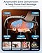 COMFIER Shiatsu Foot Massager with Heat[FSA Eligible HSA],2026 Upgraded Feet Massager Machine for Plantar Fasciitis,Neuropathy Pain with Vibration,Compression, 13In,Valentines Gifts for Women Men