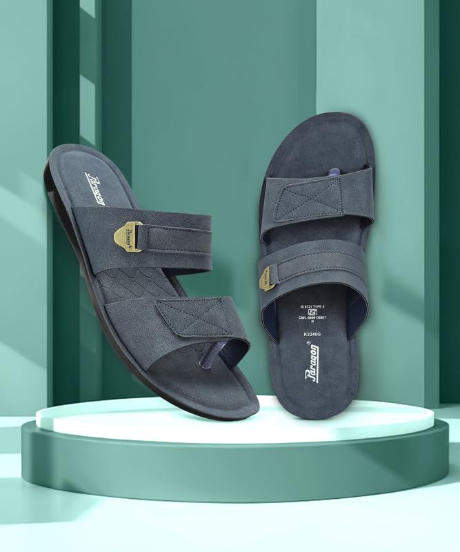 Image of PARAGON A1PUK2240G Men's Slip On Sandals | Trendy Casual Slip-on Sandals with Cushioned Footbed and Durable Construction | Perfect for Everyday Casual Wear