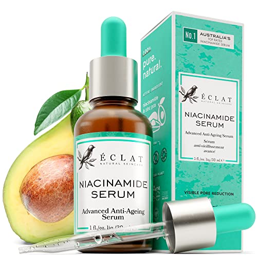 Sérum de Niacinamida (10%) - Antienvejecimiento/Iluminador - Con Zinc y Ácido Hialurónico -...