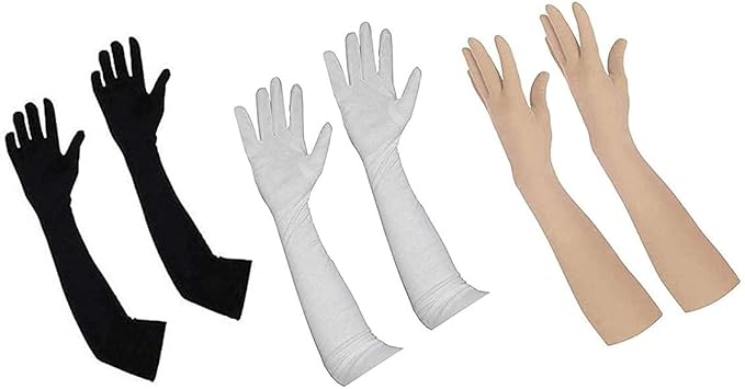 DIGITAL SHOPEE Unisex Cotton Arm Sleeves For UV Rays| Dust | Pollution Protection- Pack Of 3