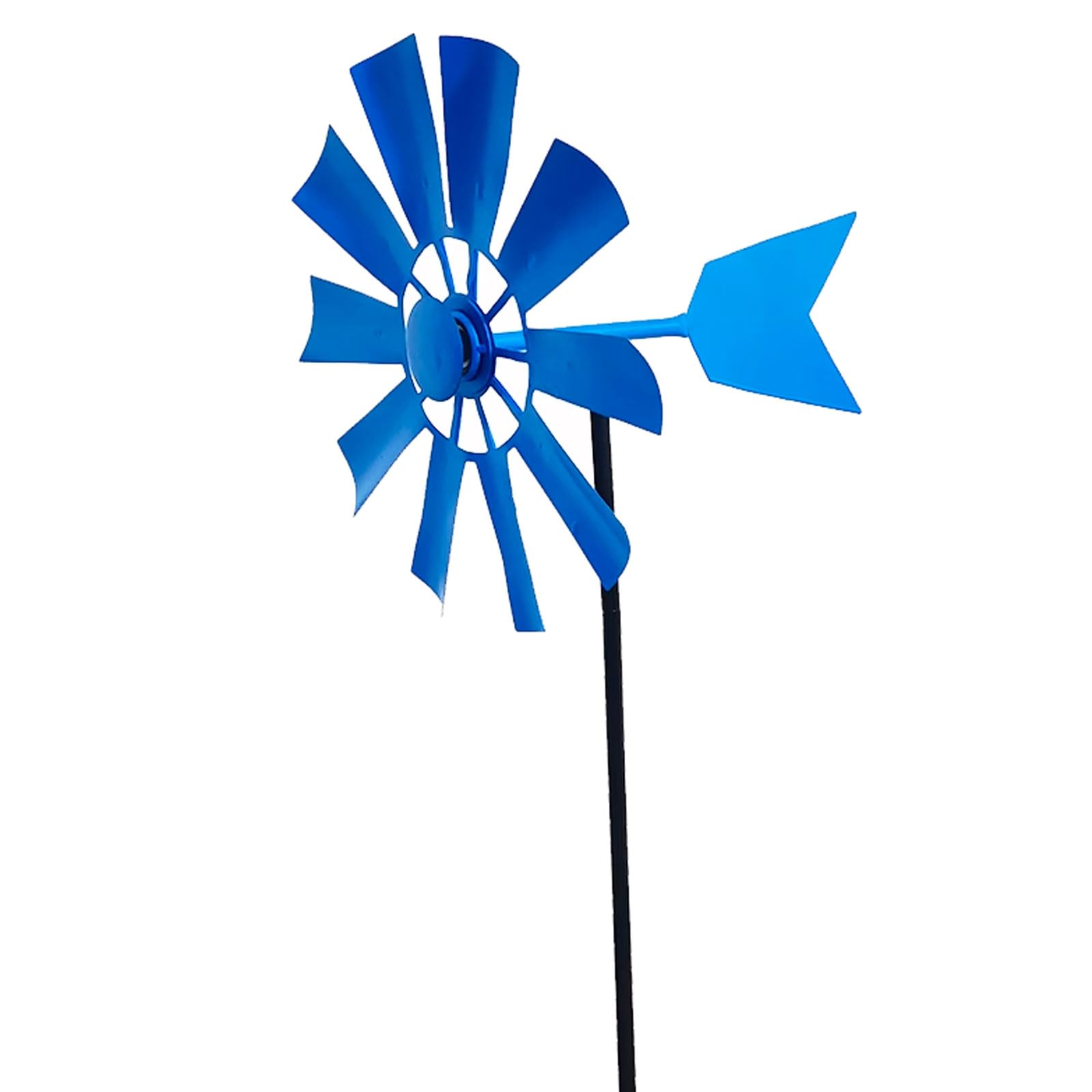 Girandole per mulini a vento in ferro da giardino, in metallo, per esterni, per la decorazione del patio