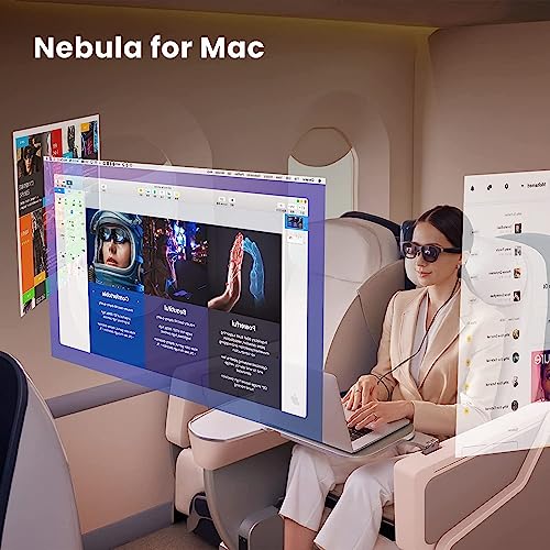 XREAL Air Ar Glass Smart Glass Up To 201 Large Screen To Carry Anywhere / Tuv Certified (Eye Friendly), Black - Image 4