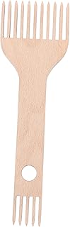 CRAFTHROU Ferramentas Tear De Tricô Pente De Cabelo Máquina De Tecelagem Pente Para DIY Máquina De Tecelagem De Madeira Pente De Ponta Dupla Pente De Tecelagem Ferramenta De Tecelagem De