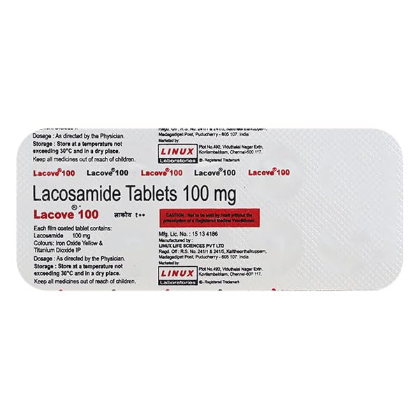 LACOVE 100mg - Strip of 10 Tablets