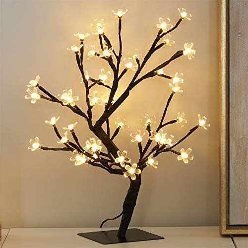 PEIDUO-177-Lighted-Cherry-Blossom-Tree-48-Warm-White-Lights-Plug-in-Adapter-Light-up-Bonsai-Tree-for-Christmas-Indoor-Home-Bedroom-Office-Living-Room-Tabletop-Tree-Night-Light-Artificial-Plants