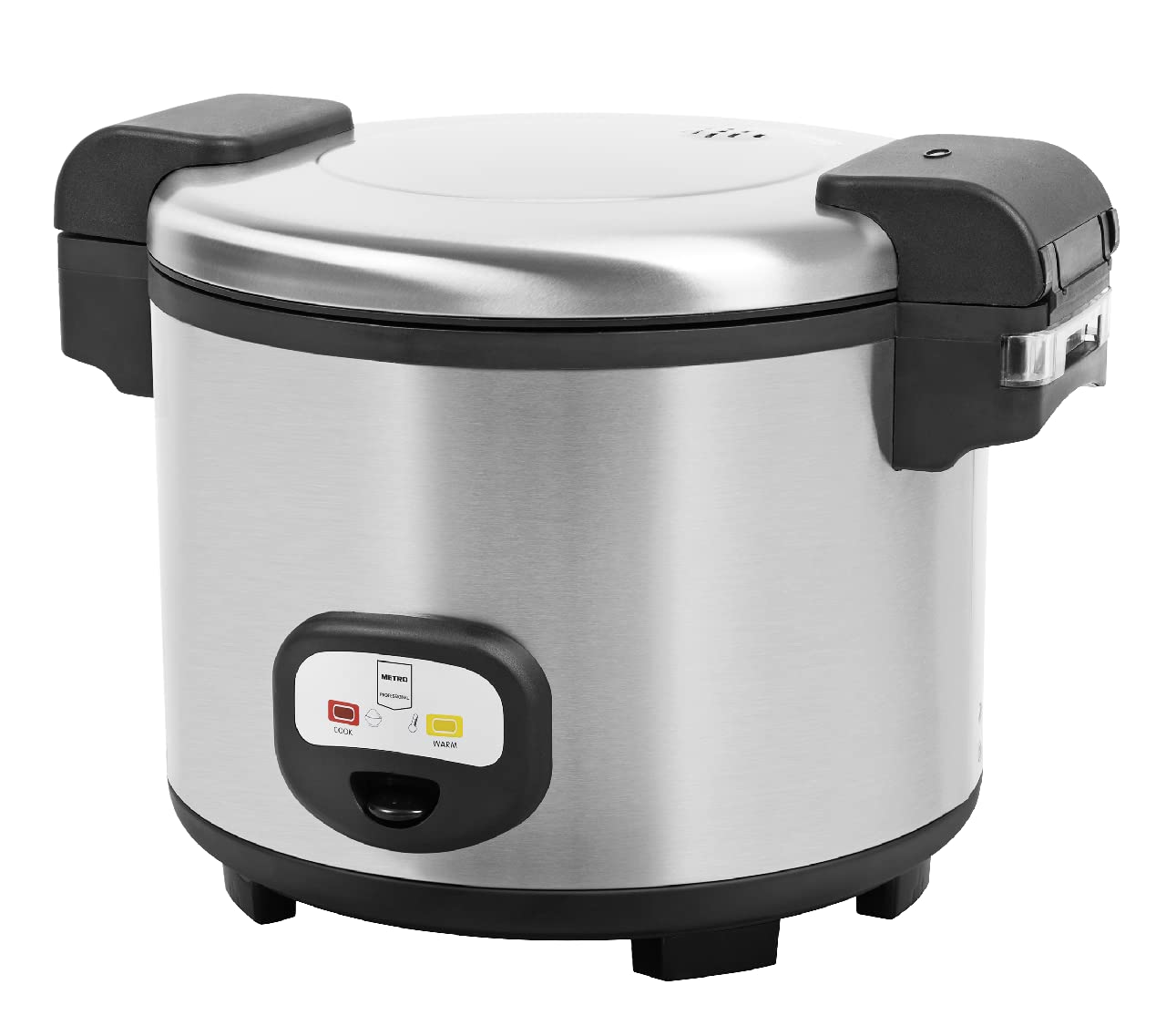 METRO Professional Olla arrocera GRC1950, 1950 W, acero inoxidable, Ø 34,7 cm, 12 L
