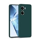 Pikkme Back Cover for Vivo V29e 5G | Camera Protection Shockproof Soft Matte Silicone Back Case (Green) gallery image