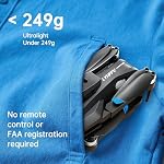 Drone avec 4K HD Caméra pour adultes et débutants,40+ Temps de vol long min., pliable WIFI Mini RC Quadcopter avec moteur brushless, appareils photo dual,Gestures Selfie