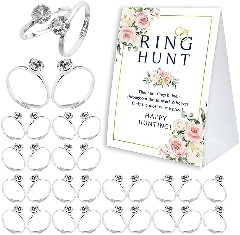 Amazon.com: Bridal Shower Ring Game, Ring Hunt Bridal Shower Game 30 ...