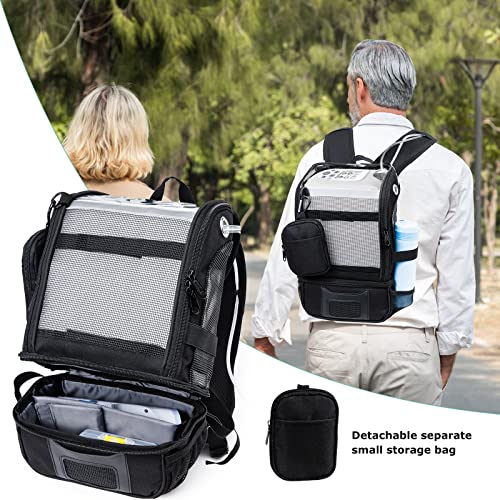 Image of BAGSFY Oxygen Concentrator Backpack for Inogen One G5, G3, Rove 6, Lightweight Machine Carrying Bag for Inogen One G5 Accessories and Battery.