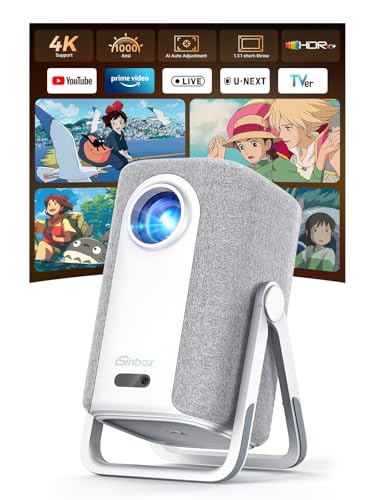 y360°]E1.1:1Zœ_ziSinbox vWFN^[ ƒp ^ NetflixAv 4KΉ vWFN^[ 1000ANSI Ղ낶[ ƒp WiFiBluetooth5.4Ή I[gtH[JX YouTube/Pr