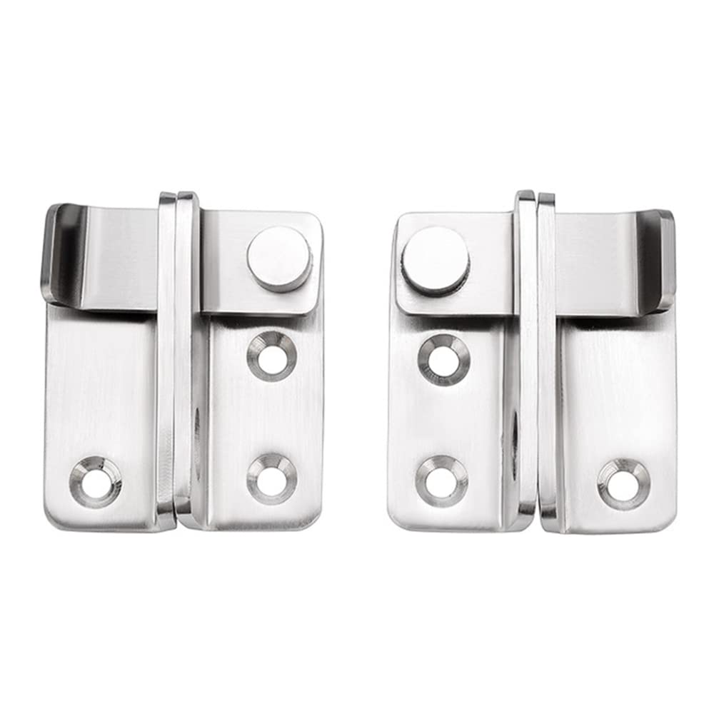 Nvsfzgiyg One Color Gate Slide Bolt Latch Stainless Steel Safety Door Locker Sliding Interior Lock Deadbolt