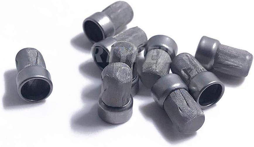 100 PCS 23250-50010 23250-74030 Fuel Injector Micro Filter 10.5 * 3 * 6mm For M1TSUBISH1 Mirage Plymouth Colt Vista For Lexus LS400 - (Color: Gray)