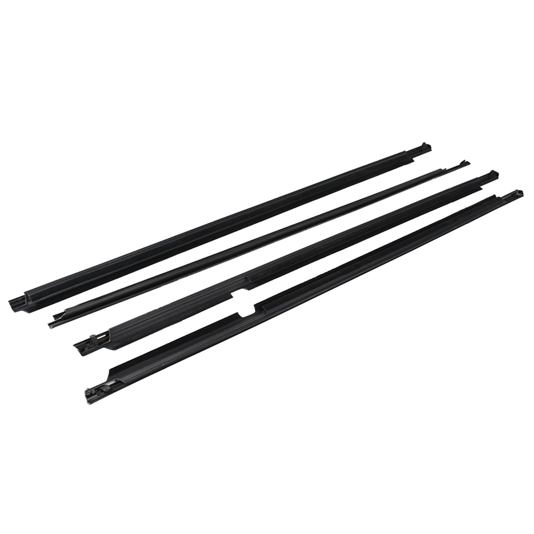 WFLNHB Weatherstrip Window Seal Car Window Moulding Trim Seal Belt Replacement for 2009 2010 2011 2012 Toyota Corolla Black 4 Pieces