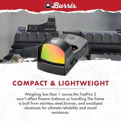 Image of Burris Optics Hunting Lightweight Versatile FastFire 3 Red Dot Sight, Black
