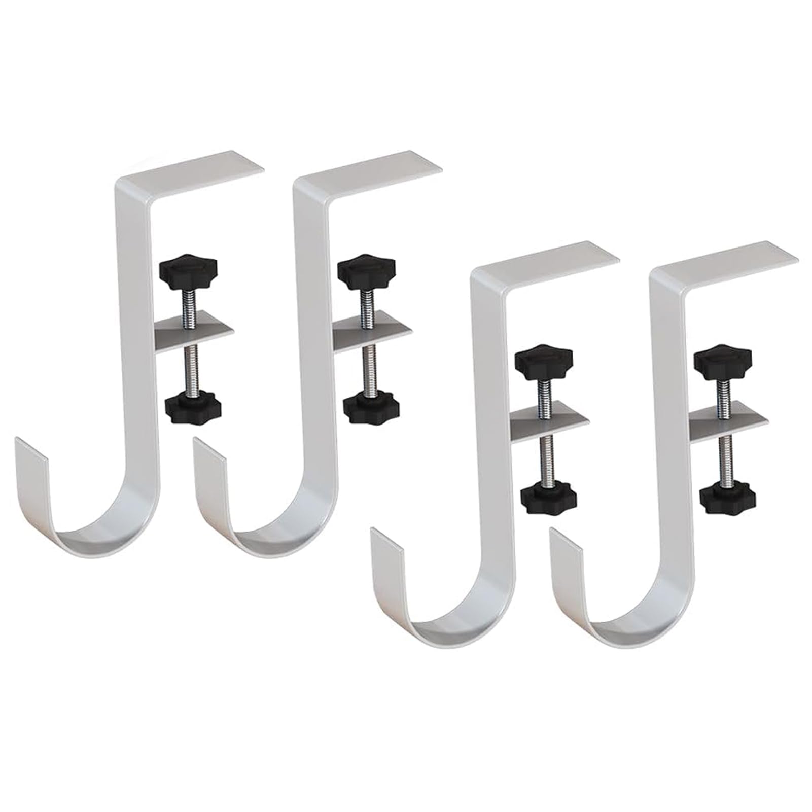 CYDZSRA Strong Load-Bearing Wreath Hooks for Fireplace Garland Hanger Drill Free Installation Multifunctional Christmas Stocking Hanging Heavy Duty Hook, White