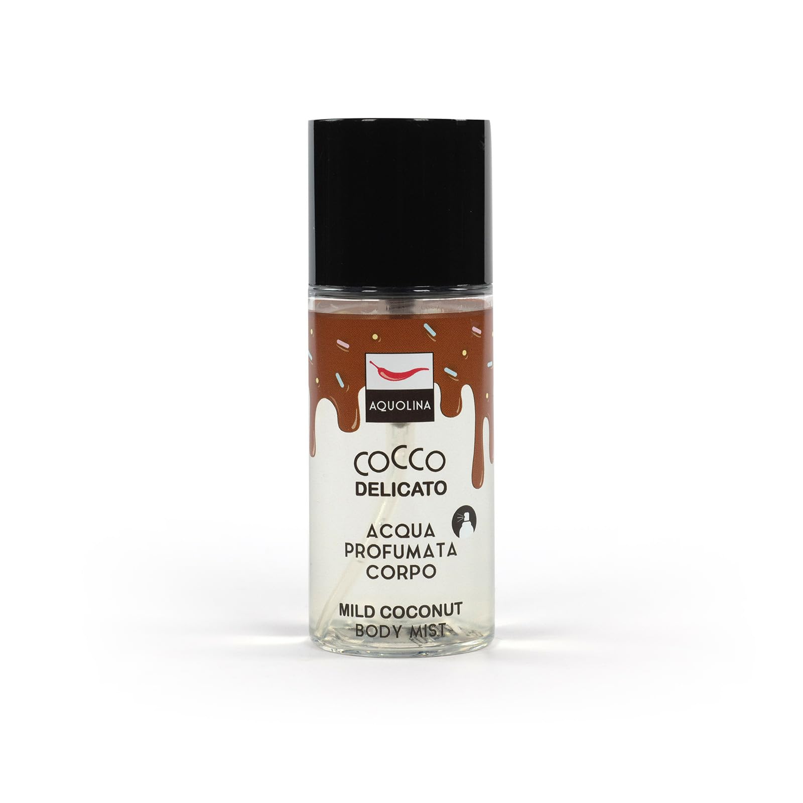 AQUOLINA BEAUTY BITES - Acqua profumata corpo Zucchero a Velo, Fragolina di Bosco, Vaniglia Gourmand, Cocco Delicato. Formato 50 ml