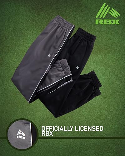 Image of RBX Boys' Sweatpants - Active Tricot Joggers Warm-Up Track Pants (2 Pack)