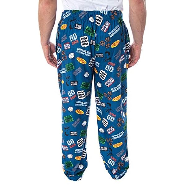 Seinfeld TV Series - Pantalones de pijama para adultos, diseño temático de espectáculo para hombre